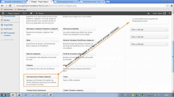 jetpack wordpress suscripciones