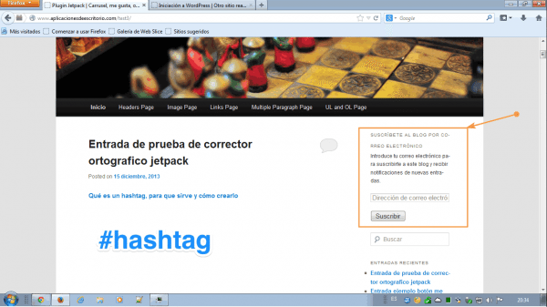 jetpack wordpress suscripciones