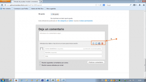 comentarios jetpack wordpress