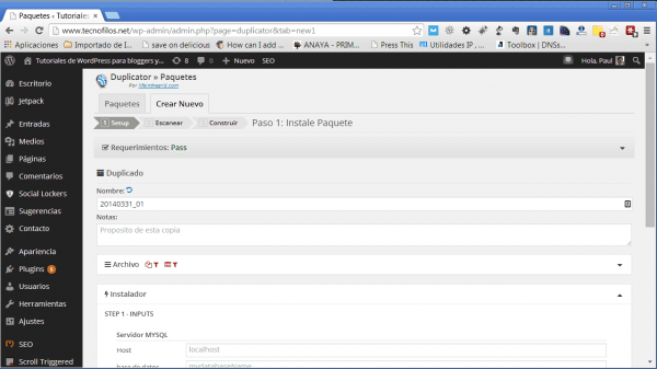 copia seguridad wordpress plugin duplicator copia seguridad wordpress plugin duplicator