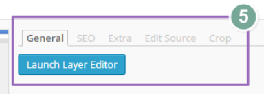 Meta slider pro. Acceso al editor de capas "Launch Layer Editor"