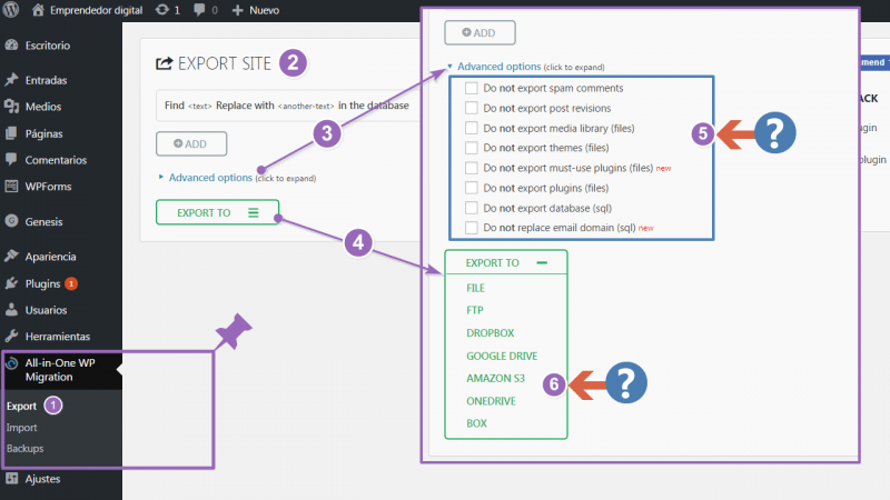 All in One WP Migration