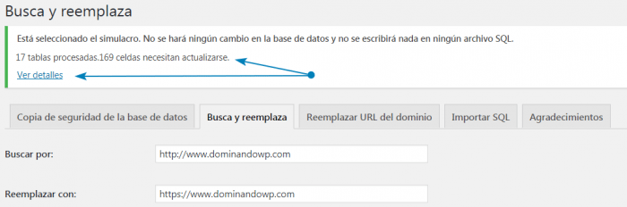 Busca y reemplaza en Search & Replace