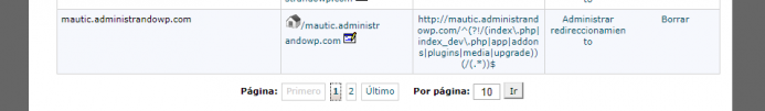 En la tabla resumen inferior tienes una vista de los dominios y subdominios que tienes en tu cpanel entre ellos el nuevo que acabas de crear.